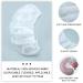 100 Pack Disposable Massage Headrest Covers 14.2 x 13 Inch - White, Non-Sticking & Non-Woven U-Shaped Cradle Cover for Massage Tables - Buy Online on GoSupps.com