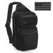 KastKing BlowBak Tactical Fishing Sling Tackle Storage Bag  Lightweight Sling Fishing Backpack - Sling Tool Bag for Fishing Hiking Hunting Camping Black