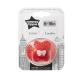 Tommee Tippee Little London Pacifier for Girls | BPA Free | 6-18 Months | Symmetrical Shape | Red - Buy Online on GoSupps.com