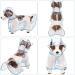 Waterproof Dog Raincoat with Hood | Petcute Medium & Large Blue PVC Coat - Breathable & Transparent - Buy Online on GoSupps.com