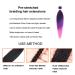 20 Inch Ombre Pre-Stretched Braiding Hair - 8 Packs - #1BPurplePink - Easy Twist & Crochet | Soft Yaki Texture - Buy Online on GoSupps.com