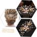 Beaupretty the pearl hair comb Bridal Flower Hair Comb Wedding Headpiece Wedding Flower Hair Comb bridal leaf flower hair crystal headpiece bride the flowers Metal flower Flowers - Buy Online on GoSupps.com