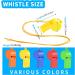 WSYUB Plastic Whistles 24Pcs with Lanyard | Loud Crisp Sound for Coaches & Referees | Colorful Soccer Whistle Set - Buy Online on GoSupps.com