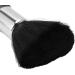 Black Neck Duster Brush Easy Using Hair Cutting Brush for Face Neck Cleaning Soft Comfortable Neck Face Dust Brush with Ergonomic Handle Practical Barber Brush for Home Salon - Buy Online on GoSupps.com