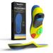 Welnove Insoles for Men Plantar Fasciitis Relief Shoe Inserts Arch Support Orthotics Insoles Work Boot Insoles for Standing All Day Shock Absorption Flat Feet Foot Pain Relief Insoles M Blue M:W 9-10 / M 7-8
