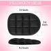 4 Pair Heel Cushions for Heel Pain Relief | Gel Heel Cups for Plantar Fasciitis & Heel Spurs | Insoles for Men & Women - Black - Buy Online on GoSupps.com