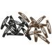 20-Pack Hair-Like Hair Clips Set Brown & Black | 4.3 cm | Pink Storage Box Perfect for All Hairstyles - Buy Online on GoSupps.com