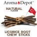 Aroma Depot Cherry 8 oz. Flavored Licorice Root Chew Sticks for Humans. 100% Pure Natural | Oral Health & Fresh Bearth | Individual Sticks are 6.5-7 inches Long. Glycyrrhiza Glabra from Turkey - Buy Online on GoSupps.com