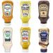Heinz Sauce Mustard & Mayonnaise Pick N Mix - Choose From 6 Flavours | Hickory Smoke BBQ English Mustard-Classic Style Hot Mild Classic-Yellow-Mustard Spicy Kebab Truffle Vegan - Pack of 3