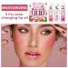 CAHIUYOA 3PCS Color Changing Lip Gloss Set - Plumping Lip Oil Moisturizing Lip Balm Magic Lipstick & Stain for Dry Lips - Perfect Lip Care Set B - Buy Online on GoSupps.com