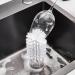 Shakven Suction Cup Brush Cleaner Glass Cup Washer | Portable Turtle Scrub Brush Glass Bottle Bristle Brush for Glassware Wine Glass Bottles - Buy Online on GoSupps.com