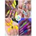 Kalolary 12 Color 3D Nail Art Pens Set for DIY Nail Art - Nail Point Graffiti Dotting Pen Drawing Painting Liner Brush - Manicure Tools - Buy Online on GoSupps.com