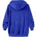 Shop Hanxiulin Women's Oversized Plush Hoodie Jacket - Warm & Windproof Fluffy Winter Coat in 4XL Blue - Buy Online on GoSupps.com