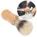 Premium Men's Shaving Brush with Wooden Handle | Wet Shaving Safety Razor for Beard Care & Hairdressing Salon - Buy Online on GoSupps.com