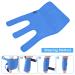 Adjustable Calf Brace & Shin Splint Support - Compression Sleeve for Muscle Pain & Injury Relief | Men & Women | Blue - Buy Online on GoSupps.com