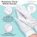 3 Pairs White Premium Cotton Sleep Gloves for Eczema and Dry Hands - Overnight Moisturizing Gloves for Men and Women - Includes Mesh Laundry Bag - Fits Most - Buy Online on GoSupps.com
