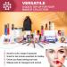 Makeup Set Glamza 10 Piece Lucky Dip Gift Makeup Kit for Women & Teenage Girls - Includes 10 Makeup Items In Black Organza Beauty Bag - Buy Online on GoSupps.com