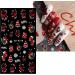 3D Christmas Nail Stickers 4 Sheets 5D Self-Adhesive Embossed Nail Decal Cartoon Elk Nail Art Decoration Design Supplies - Buy Online on GoSupps.com