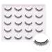 Short Wispy 3D Fake Eyelashes - 10 Pairs Bulk Pack for Natural Look | Reusable Faux Mink Handmade Short-Natural Lashes - Buy Online on GoSupps.com