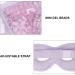 Reusable Gel Bead Eye Pack - Hot & Cold Compress Eye Mask for Fatigue Relief Dark Circles & Migraines - Soft Silicone Gel Eye Pad (Purple - Buy Online on GoSupps.com