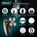 4-in-1 Electric Shaver for Men | Bald Head Shaver, Rechargeable Wet & Dry Razor, Grooming Kit with Clipper & Nose Trimmer - Black Gold - Buy Online on GoSupps.com