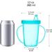 Youngever 8 Pack Kids Sippy Cups - Assorted Colors for Infants and Toddlers - Buy Online on GoSupps.com
