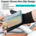 Copper Compression Arthritis Gloves - Pain Relief for Arthritis, Carpal Tunnel - Medium, 2 Pairs Pack - Buy Online on GoSupps.com