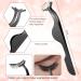 14 Pieces Eyelash Curler Kit Eyelash Comb Eyebrow Brush Eyelash Tweezers False Eyelashes Applicator Tool Eyebrow Trimmer Silicone Refills Pads for Women (Black and Purple)(Black and Purple) As Picture Shown - Buy Online on GoSupps.com