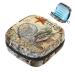 Menstrual Bag with Zipper for Women Girls (Vintage Map Seahorse) Color 2