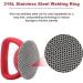 316 Stainless Steel Chainmail Scrubber for Cast Iron Skillet Cleaning with Handle - Buy Online on GoSupps.com