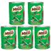 Nestle 5 x 400g Chocolate Flavour Milo Milk Drink With Welari Thank You Card Malted Vitamin Minerals Calcium Activ-go for Kids (2kg)