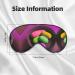 Yoga Meditation Print Double-Sided Eye Mask Soft and Light Blocking for Enhancing Sleep Quality - Buy Online on GoSupps.com