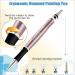 benote Diamond Art Pen  Twist Drill Pen Diamond Art Tools with Square and Round Pen Tips Multi Replacement Pen Heads Wax  for Art DIY Craft Adults or Kids - B9 Rose Gold - Buy Online on GoSupps.com