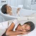 Silk Satin Sleep Cap Bonnet for Natural Curly Hair | Adjustable Night Cap - HEATHER BLACK - Buy Online on GoSupps.com