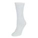 CTM Women's Diabetic Crew Socks (3 Pair Pack) One Size White