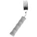 Homecraft Lightweight Foam Handled Cutlery - Angled, Fork, Right, (Eligible for VAT relief in the UK) Fork for Limited Wrist Movement, Independent Self-Feeding Utensil for Arthritis, Elderly, Disabled Right Handed Fork