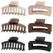 Lolalet 6 pieces large hair clip 8cm hair clips for thick hair slip-resistant hair jaw clips hair styling accessories for women girls-pattern e 6 piece pattern e