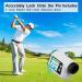 WIBENTL 1200 Yards Golf Range Finder with 6X Magnification - High-Precision Slope Angle, Flag Pole Locking, Pulse Vibration - USB Charging Rangefinder for Golfing - Fast Focus - Buy Online on GoSupps.com