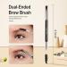 TEOYALL Eyebrow Liner Brushes - Dual-Ended Angled Bristles & Spoolie for Perfect Eye Makeup | All-in-One Set for Professional Results - Buy Online on GoSupps.com