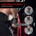 Manueklear Weight Lifting Bands with Padded Wrist Loop | Leather Straps for Powerlifting & Strength Training | Professional Weightlifting Gear for Women (Gray) - Buy Online on GoSupps.com