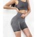 EUYZOU Women 3-Piece Butt Lifting Yoga Shorts Set - High Waist Tummy Control Gym Workout Seamless Booty Leggings | Grey/Purple/Rose Red | Medium - Buy Online on GoSupps.com