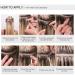 Professional Hair Extensions Tools Kit with 500 Micro Ring Beads, Plier, Hook Needle, Clips - for Fairy Hair Tinsel Strands - Buy Online on GoSupps.com