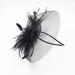 Jzk Vintage Flower Fascinator Headband & Clip - Elegant Spring Hair Accessories for Weddings & Cocktail Parties (Black Veil) - Buy Online on GoSupps.com