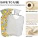 Naanle Banana Lemon Avocado Hot Water Bottle - 1L Transparent Thermal Bottle for Bed & Pain Relief | Warm & Steady Heat Therapy - Buy Online on GoSupps.com