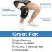 NEENCA Hinged Knee Brace for Men & Women - Adjustable Compression Support for Knee Pain Relief - Ideal for Meniscus Tear, ACL, PCL, MCL - Large Size - Buy Online on GoSupps.com