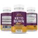 Keto Advantage Keto Burn Max 1200MG with Apple Cider Vinegar & goBHB Exogenous Ketones - 60 Capsules, Ketogenic Supplement for Ketosis Support in Men & Women - Buy Online on GoSupps.com