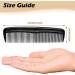 Xinjieda Hair Comb Set - 4PCS Plastic Pocket Combs for Hairdressing, Barber Salon Comb for Men and Women - Fine and Standard Tooth Hair Care Tool - Buy Online on GoSupps.com