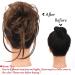 Messy Bun Hair Piece for Women Synthetic Messy Bun Hair Piece Curly Hair Bun Extensions with Straight Tails Elastic Band Curly Chignon False Hairpieces Ponytail Extensions for Women Fake Hair Access 2 - Buy Online on GoSupps.com