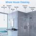 emobwdy Window Cleaning Robot 2800pa Smart Glass Cleaner With Auto Four Water Spray/Control Remote/Iintelligent Planning Path/Turning/Edge Detection 28000 U/Min 10 Cleaning Cloths White - Buy Online on GoSupps.com