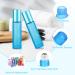 Keaistar 16-Piece Essential Oil Glass Roller Bottle Set - 10ml Bottles with Funnel & Labels for Aromatherapy & Fragrance - Perfect for Home Use - Buy Online on GoSupps.com